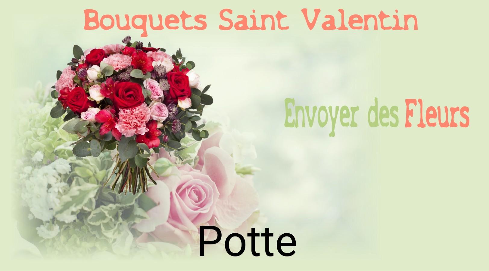 Roses de Saint-Valentin livrées à Potte